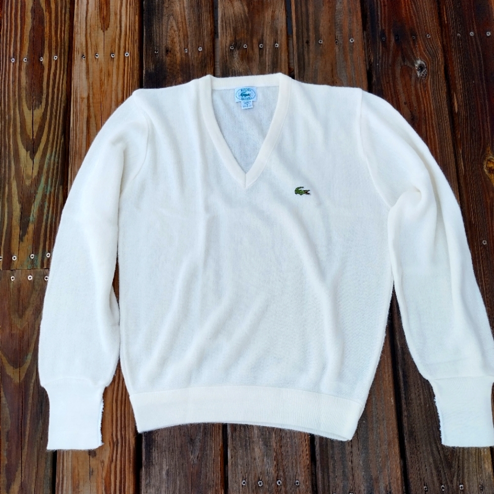 Vintage Izod Lacoste Pull Over Sweater Medium
